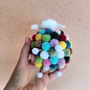 Húsvéti bárány  - ünnepi díszek, dekorációk - húsvéti díszek és dekorációk - húsvéti asztaldíszek - Meska.hu