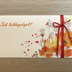 Pénzátadó boríték - művészet - festmény - akvarell - Meska.hu