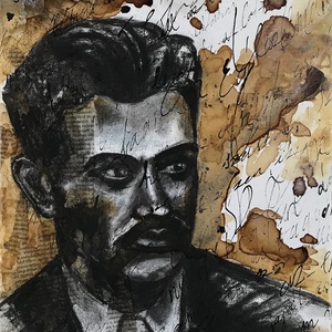 József Attila, Művészet, Festmény, Festmény vegyes technika, Festészet, MESKA