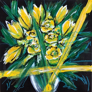 Sárga tulipánok - Meska.hu