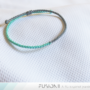 FUSION II - macraméd - A 5D inspired jewelries, Ékszer, Karkötő, Fonott karkötő, Csomózás, MESKA