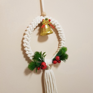 Karácsonyi kopogtató - karácsony - adventi díszek - adventi ajtódísz - Meska.hu