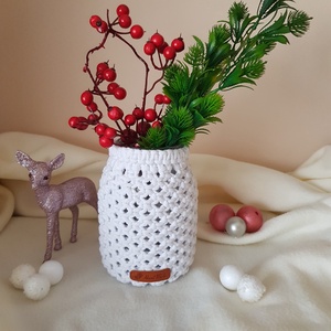 Makramé asztaldísz - Meska.hu