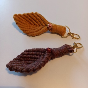 Makramé kulcstartó  - táska & tok - kulcstartó & táskadísz - kulcstartó - Meska.hu