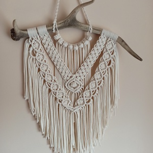 Agancsos makramé falidísz - otthon & életmód - dekoráció - fali és függő dekoráció - falra akasztható dekor - Meska.hu