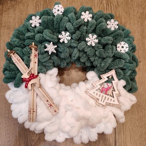 Karácsonyi ajtódísz , Karácsony, Karácsonyi lakásdekoráció, Karácsonyi ajtódíszek, , MESKA