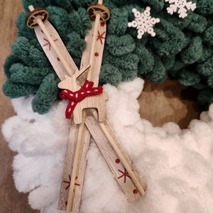 Karácsonyi ajtódísz  - karácsony - karácsonyi lakásdekoráció - karácsonyi ajtódíszek - Meska.hu