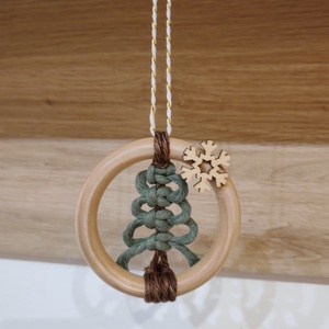 Karácsonyi függődísz  - karácsony - karácsonyi lakásdekoráció - karácsonyfadíszek - Meska.hu