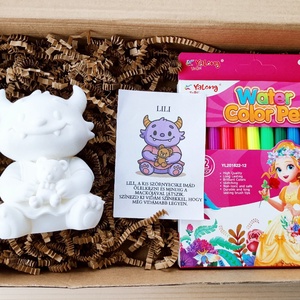 Színezhető Szörnyecske Figura � Kreatív 3D színező szett , DIY (Csináld magad), Egységcsomag, Mindenmás, MESKA