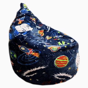 Babzsákfotel bolygós - űrhajós mintával - otthon & életmód - bútor - babzsák - babzsákfotel  - Meska.hu
