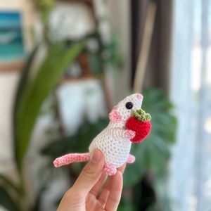 Kis epres egerek - játék & sport - plüssállat & játékfigura - egér - Meska.hu