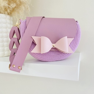 Különleges női táska, valódi bőr kiegészítőkkel, Táska & Tok, Kézitáska & válltáska, Vállon átvethető táska, Varrás, MESKA