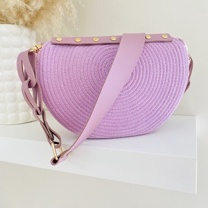 Különleges női táska, valódi bőr kiegészítőkkel - táska & tok - kézitáska & válltáska - vállon átvethető táska - Meska.hu