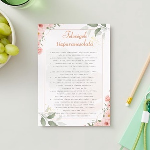 Lánybúcsú oklevél sablon, fogadalom és 10 parancsolat - esküvő - lánybúcsú - Meska.hu