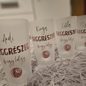 Egyedi tervezésű repohár névvel születésnapra, alkalmakra, lánybúcsú repohár - Meska.hu