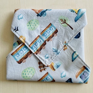 Vonatos újraszalvéta  - Meska.hu