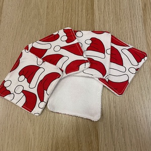 Mikulás sapkás arctisztító párnácskák, Szépségápolás, Arcápolás, Arctisztító korong, Varrás, MESKA