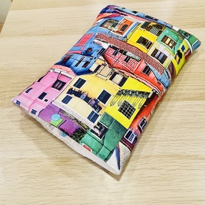 Nagy zárható könyvtok/ tablet tok  (mediterrán)  - otthon & életmód - papír, írószer - könyv- és füzetborító - Meska.hu