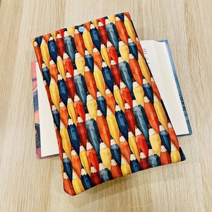 Nagy zárható vízhatlan könyvtok/ tablet tok  (ceruza) , Otthon & Életmód, Papír, írószer, Könyv- és füzetborító, Varrás, MESKA