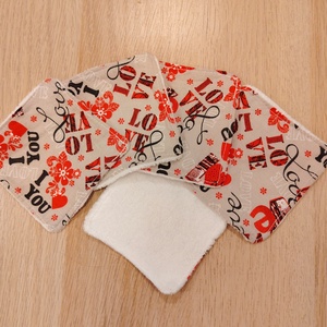 Love arctisztító párnácskák, Szépségápolás, Arcápolás, Arctisztító korong, Varrás, MESKA