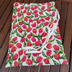 Tulipnos kenyeres zsák  - táska & tok - bevásárlás & shopper táska - kenyeres zsák - Meska.hu