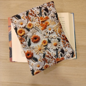 Vízhatlan ölelhető könyvtok (virágos) - Meska.hu