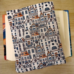 Vízhatlan ölelhető könyvtok ( házikók )) - Meska.hu