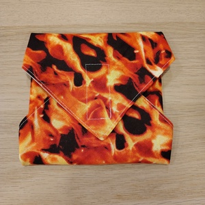 Tüzes újraszalvéta - táska & tok - uzsonna- & ebéd tartó - szendvics csomagoló - Meska.hu