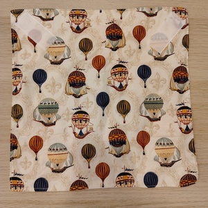 Hőlégballonos újraszalvéta - táska & tok - uzsonna- & ebéd tartó - szendvics csomagoló - Meska.hu