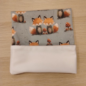 Rókás nasi tasak - táska & tok - uzsonna- & ebéd tartó - szendvics csomagoló - Meska.hu