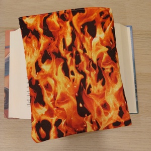 Tüzes könyvtok, Otthon & Életmód, Papír, írószer, Könyv- és füzetborító, Varrás, MESKA