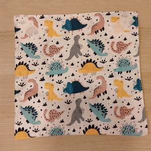 Dinós újraszalvéta, Táska & Tok, Uzsonna- & Ebéd tartó, Szendvics csomagoló, Varrás, MESKA