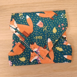 Rókás újraszalvéta - táska & tok - uzsonna- & ebéd tartó - szendvics csomagoló - Meska.hu