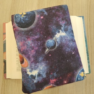 Bolygós könyvtok, Otthon & Életmód, Papír, írószer, Könyv- és füzetborító, Varrás, MESKA