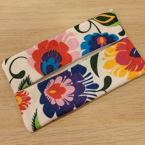 Virágos zsepitartó, Táska & Tok, Pénztárca & Más tok, Zsebkendőtartó tok, Varrás, MESKA