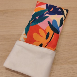 Virágos evőeszköz tartó - táska & tok - uzsonna- & ebéd tartó - evőeszköz tartó - Meska.hu