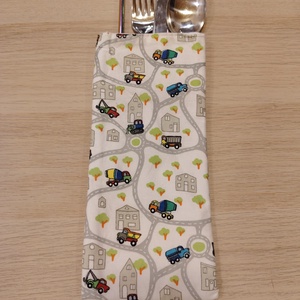 Autós evőeszköz tartó - táska & tok - uzsonna- & ebéd tartó - evőeszköz tartó - Meska.hu