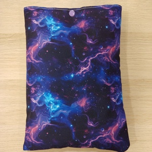Nagy zárható vízhatlan könyvtok/tablet tok  (galaxis)  - Meska.hu