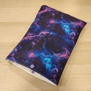 Nagy zárható vízhatlan könyvtok/tablet tok  (galaxis)  - otthon & életmód - papír, írószer - könyv- és füzetborító - Meska.hu