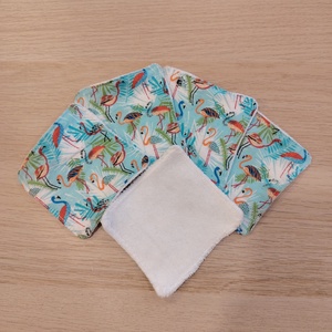 Flamingós arctisztító párnácskák - Meska.hu