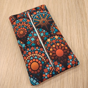 Mozaikos zsepitartó, Táska & Tok, Pénztárca & Más tok, Zsebkendőtartó tok, Varrás, MESKA