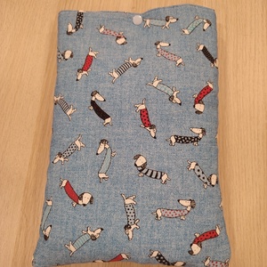 Nagy zárható könyvtok/ tablet tok  ( tacsi )  - otthon & életmód - papír, írószer - könyv- és füzetborító - Meska.hu