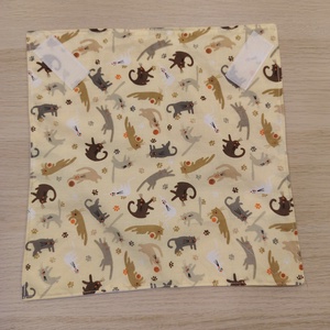 Cicás újraszalvéta - táska & tok - uzsonna- & ebéd tartó - szendvics csomagoló - Meska.hu