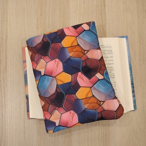 Vízhatlan ölelhető könyvtok (üveg mozaik), Könyv & Zene, Könyvtok, Varrás, MESKA