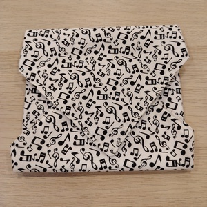 Hangjegyes újraszalvéta, Táska & Tok, Uzsonna- & Ebéd tartó, Szendvics csomagoló, Varrás, MESKA