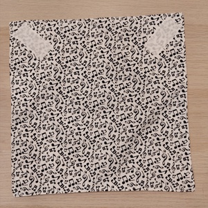 Hangjegyes újraszalvéta - táska & tok - uzsonna- & ebéd tartó - szendvics csomagoló - Meska.hu