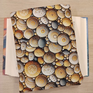 Vízhatlan ölelhető könyvtok (kavicsok)), Könyv & Zene, Könyvtok, Varrás, MESKA