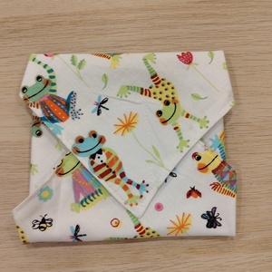 Békás újraszalvéta - táska & tok - uzsonna- & ebéd tartó - szendvics csomagoló - Meska.hu