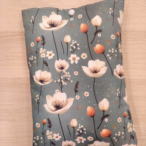 Nagy zárható vízhatlan könyvtok/tablet tok  (virágos))  - otthon & életmód - papír, írószer - könyv- és füzetborító - Meska.hu