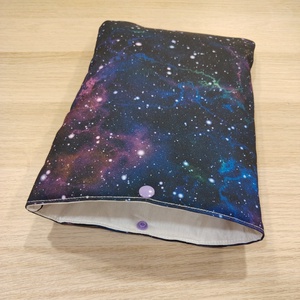 Nagy zárható vízhatlan könyvtok/tablet tok  (galaxis)  - otthon & életmód - papír, írószer - könyv- és füzetborító - Meska.hu